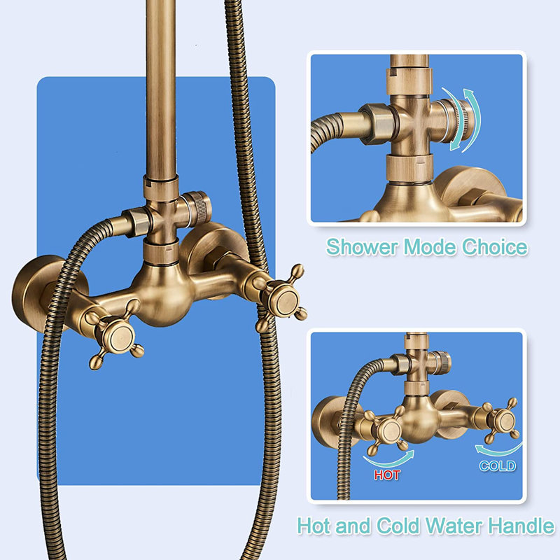 AlenArtWater Shower Faucet & Reviews Wayfair